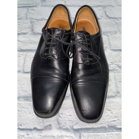 Magnanni Federico Oxford black leather dress shoes size 9.5 main image 6